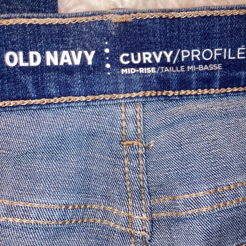 nwt OLD NAVY Curvy Profile BOOT CUT Mid Rise STRETCH Jeans Women's sz 12 TALL - Picture 5 of 14